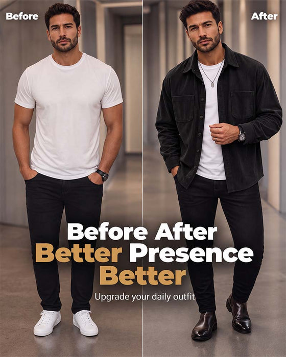 👔 Veste Chemise Décontractée En Velours Côtelé Pour Homme – Texture Classique Rencontre Confort Quotidien