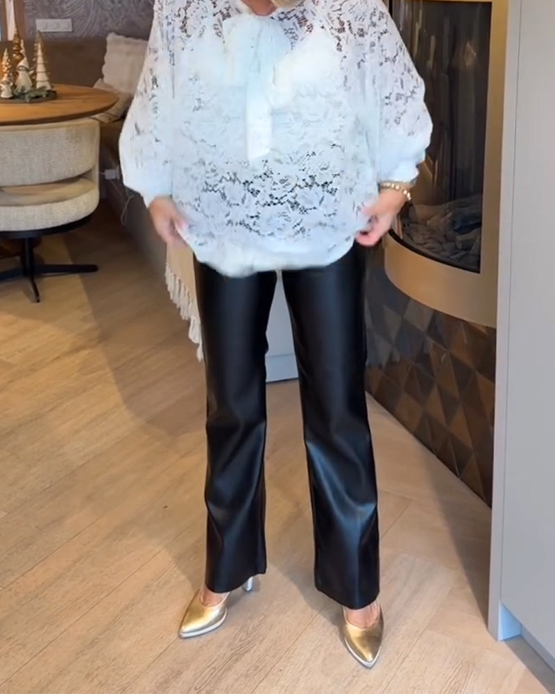 Blouse Design Ruban Dentelle