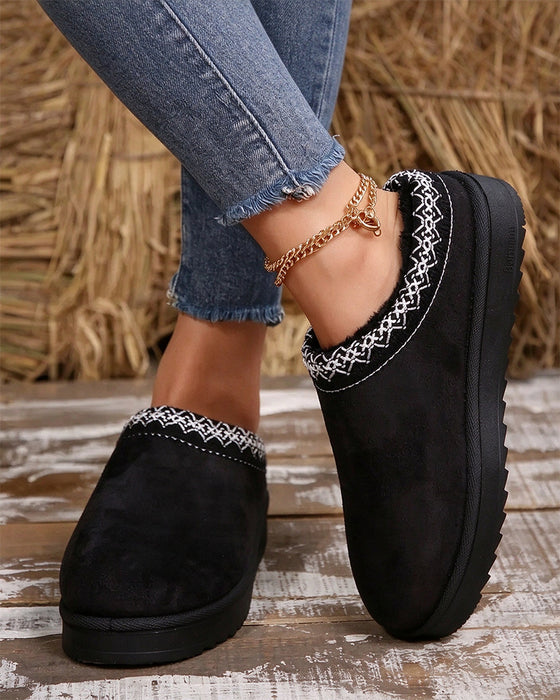 Femme Chaussons Slip-On