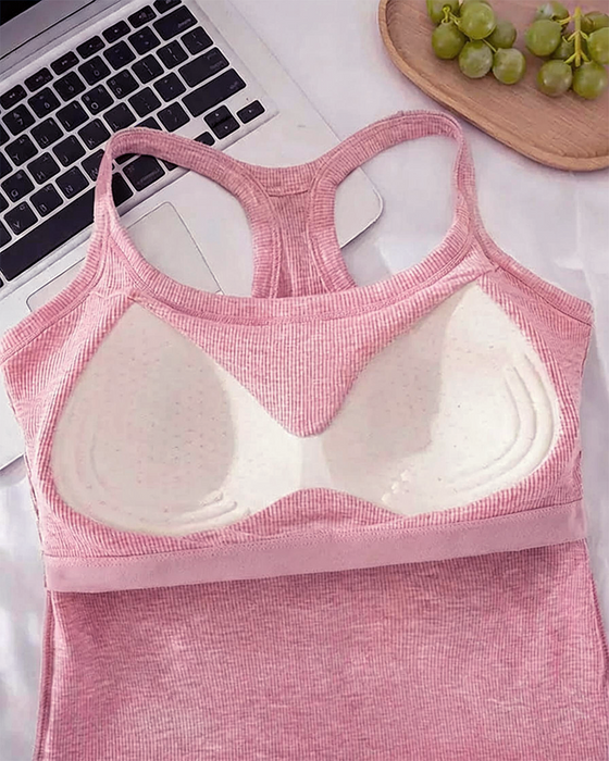 Débardeur Soutien-Gorge Intégré Côtes Unie