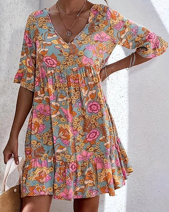 Robe Bohème Floral