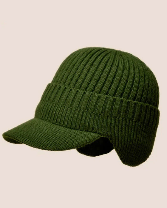 Chapeau Extérieur Équitation Élastique Chaud Protection Oreilles Tricoté