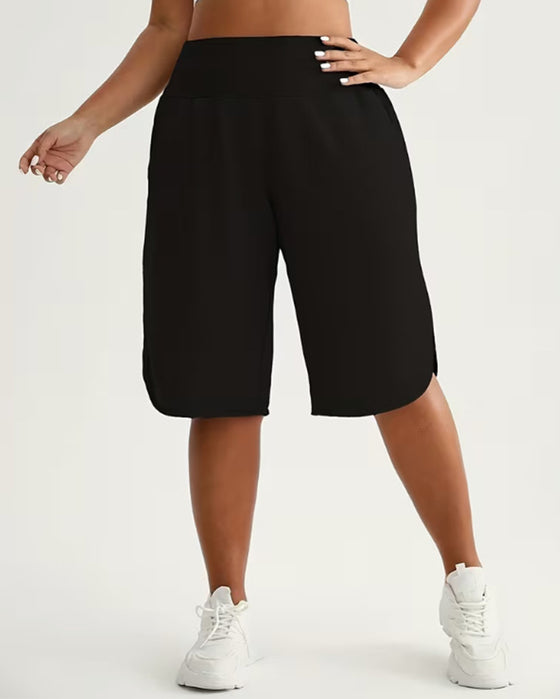 Shorts Taille Haute Jambes Larges
