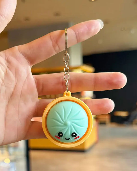 Mignon Dumpling Pressable Lueur Squishies Fidget Porte-Clés