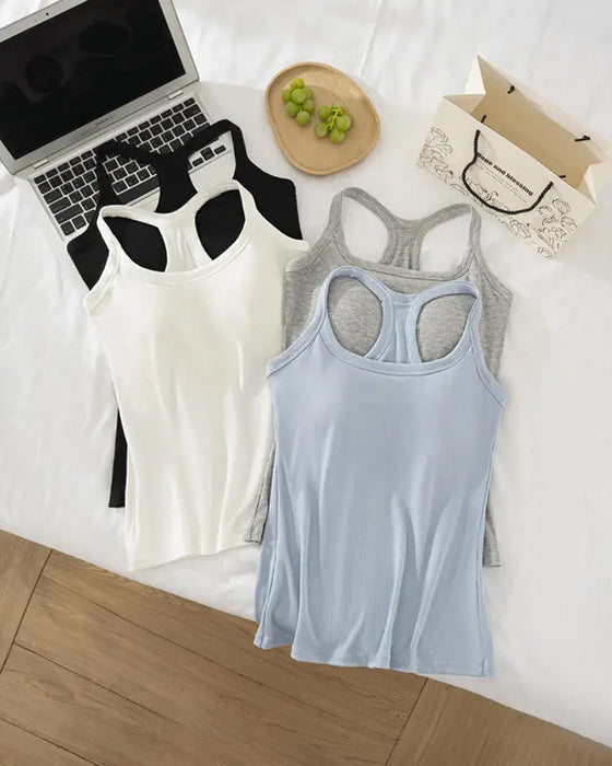 Débardeur Soutien-Gorge Intégré Côtes Unie