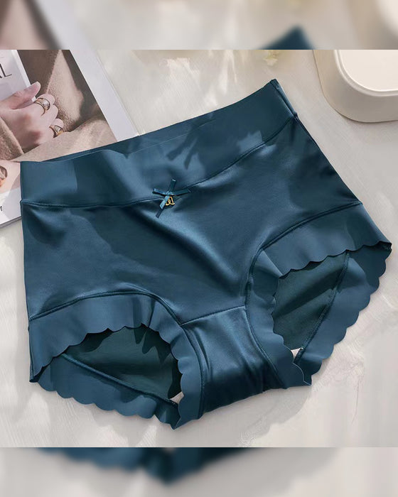 Lingerie Motif Vague Soie Glacée