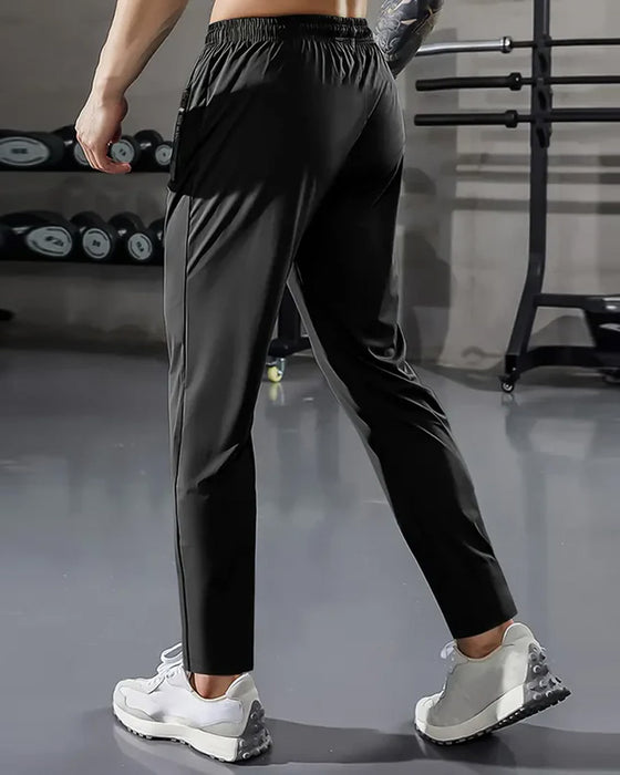 Pantalon Élasticité Élevée Premium Italien Noir