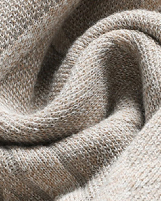 Pull HommeS Hiver Doudoune Chaud Tricoté