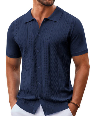 Chemises Dentelle Tricot Bouton