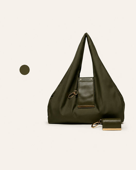 Sac Transformable Charm – Tote En Cuir Vegan Élégant & Charm Porte-Clés