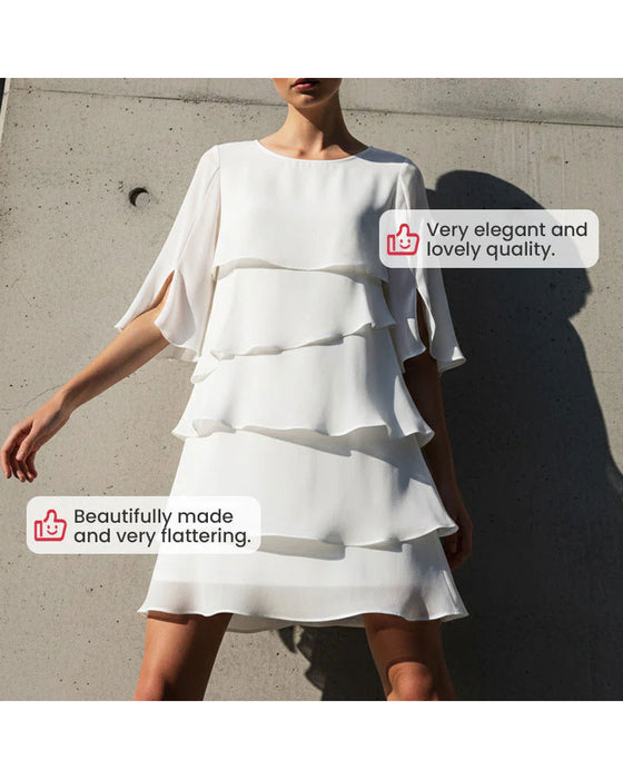 Robe Loose Col Rond Gâteau