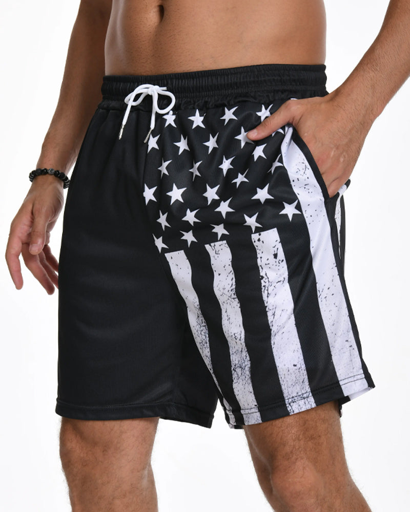 Shorts Homme Taille Mi-Haute À Cordon