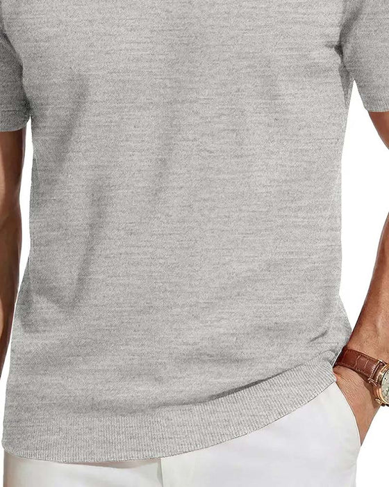 Pull Mini Col V Décontracté Unie