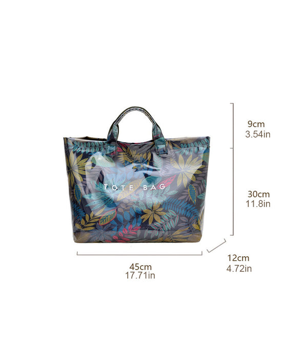 Sac Cabas Femme Camouflage Et Imprimé Feuille