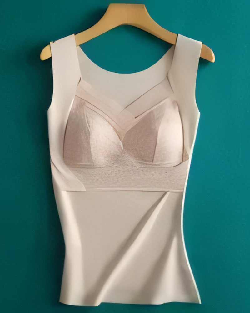 🔥Sous-Vêtements Thermiques 2 En 1 Avec Soutien-Gorge Intégré