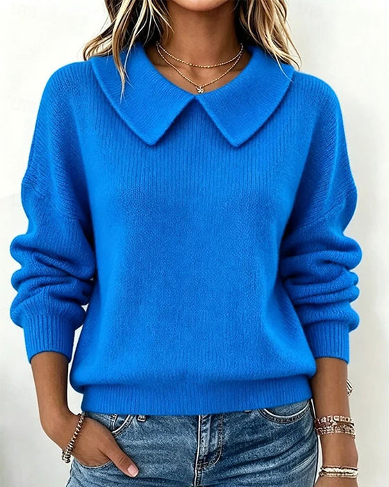 Pullover Col Claudine Uni