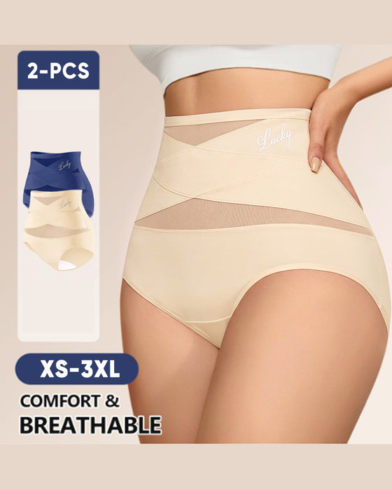 Sous-Vêtements Femme Taille Haute Sans Couture Contrôle Du Ventre Rehausse Fessier