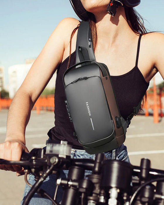 Sac de poitrine antivol avec mot de passe