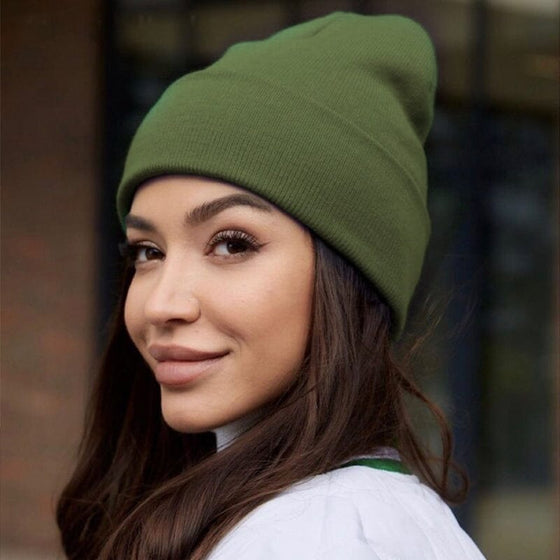 Bonnet Tricoté Protégeant Les Oreilles