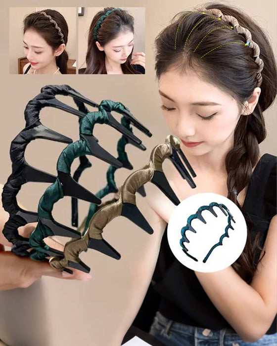 🔥Vente Chaude🔥Bandeau Vintage Avec Perle Artificielle Et Haute Calotte