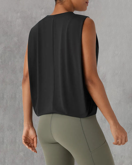 Gilet Sans Manches Col Rond Sport