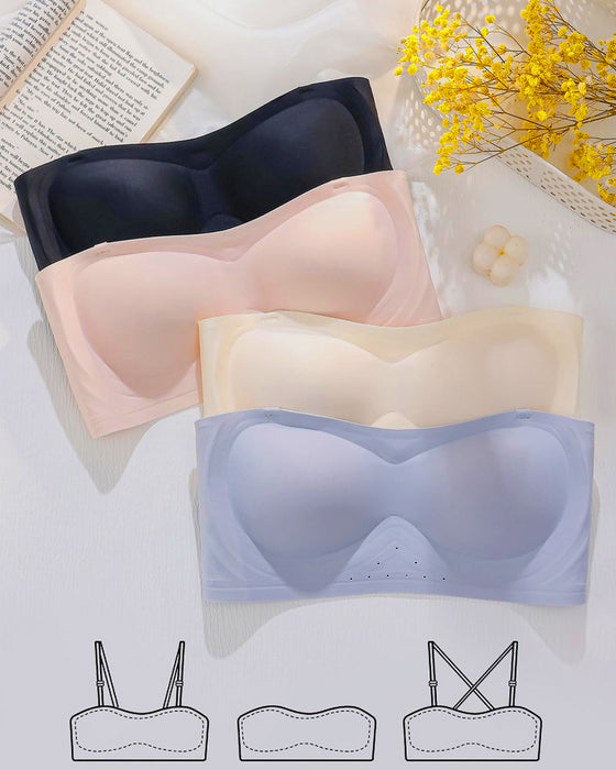 Soutien-Gorge Bandeau Uni Confortable