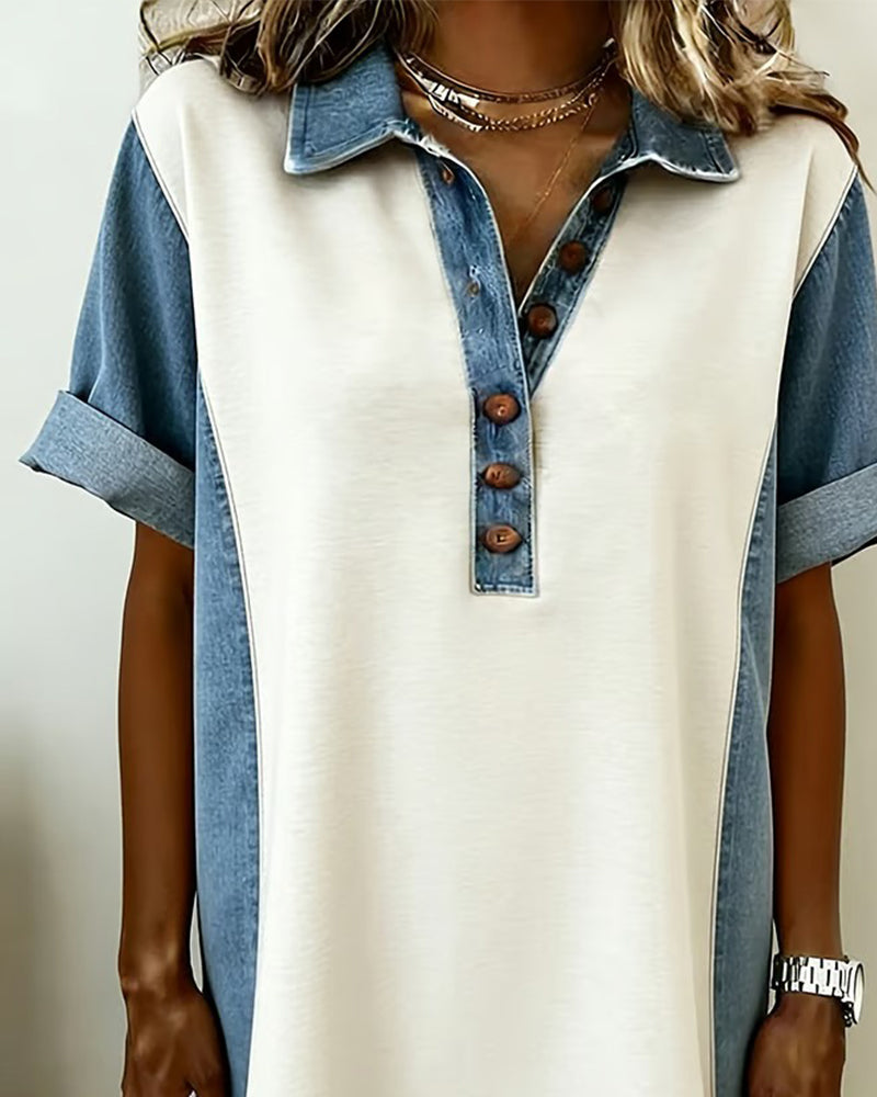 Robe Col Color-Block Mode