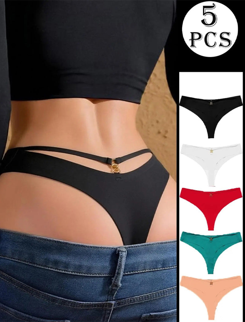 Ensemble De Sous‑Vêtements Femme Taille Basse