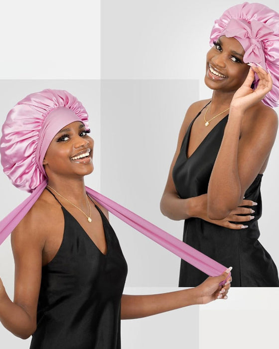 Bonnet de nuit en soie