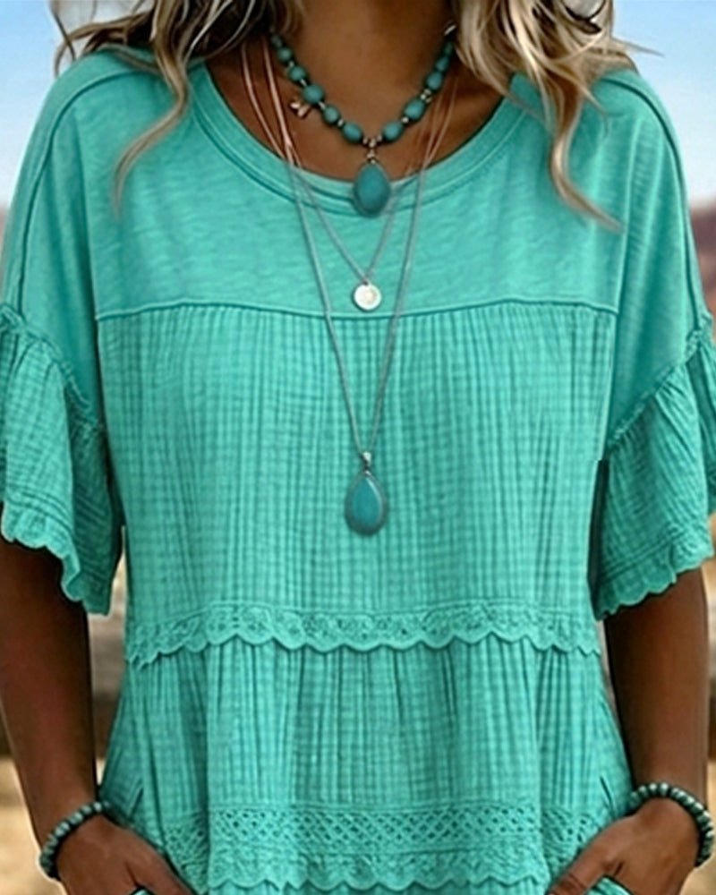 Robe Manche Courte Poche Longue