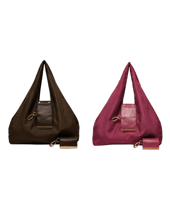 Sac Transformable Charm – Tote En Cuir Vegan Élégant & Charm Porte-Clés