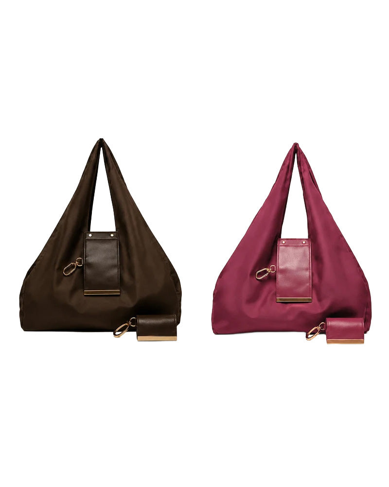 Sac Transformable Charm – Tote En Cuir Vegan Élégant & Charm Porte-Clés
