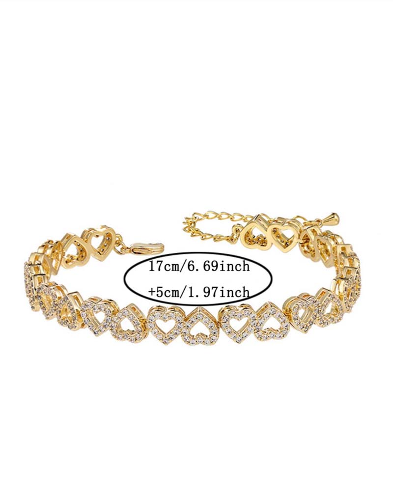 Bracelet Amour Diamant Mode