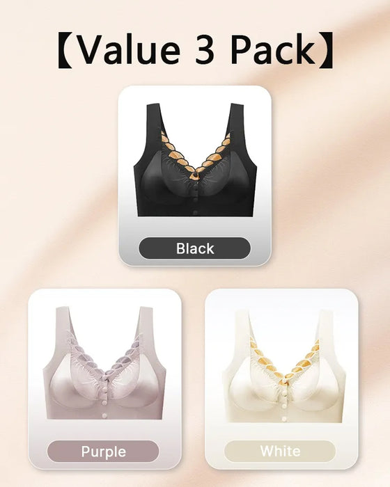 Soutien-gorge Fermeture Devant Satin Dentelle