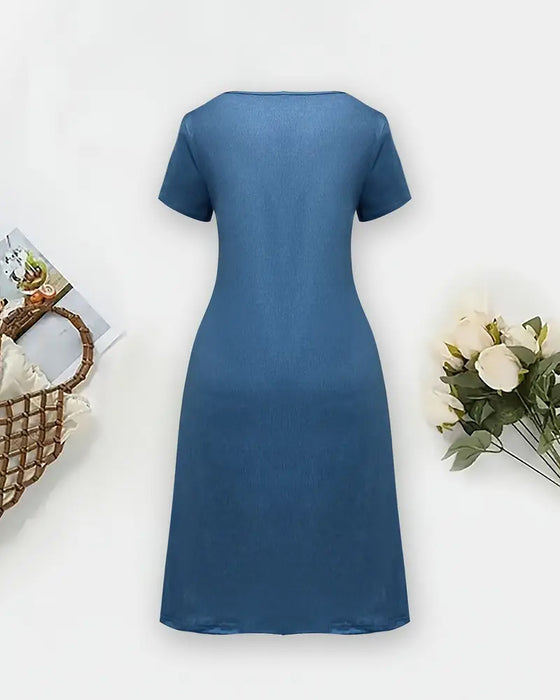 Robe Impression 3D Tempérament Navetteur