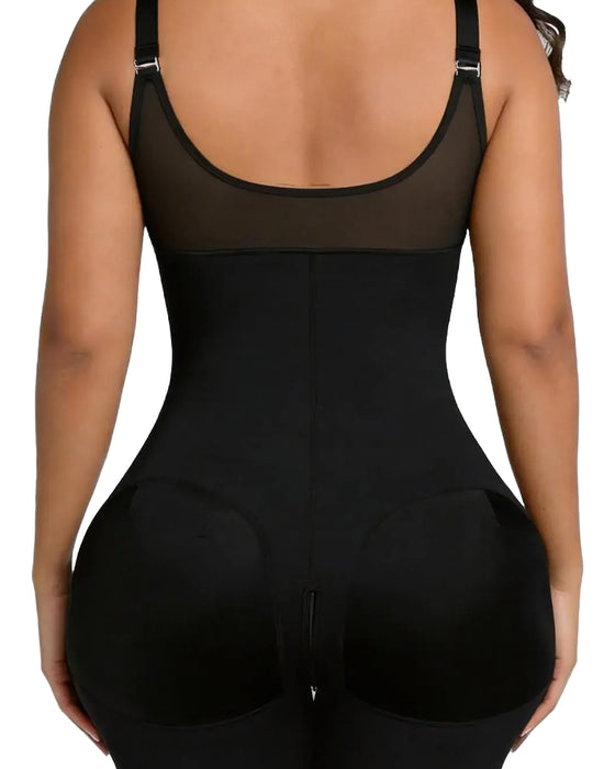 Body Gainant Femme Fermeture Éclair Dentelle Contrôle Du Ventre