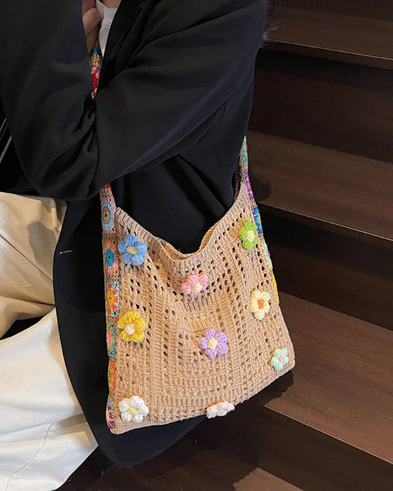 Sac Femme'S Ethnique Crochet Corps Croisé