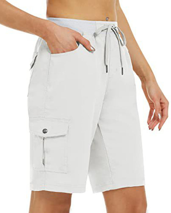 Shorts Femmes Short Cargo Séchage Rapide Avec Poches