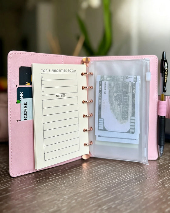 Cahier Damier Planificateur Rechargeable