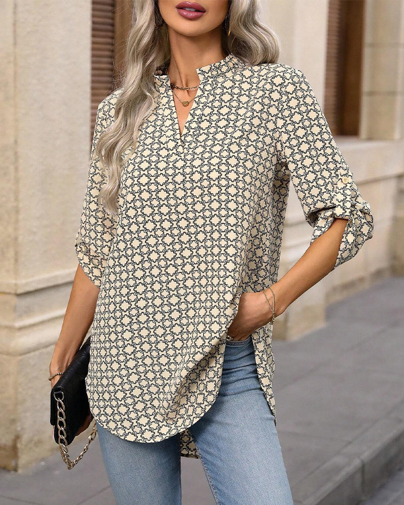 Arleen™ – blouse géométrique main image 1