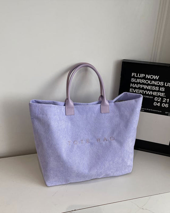 Sac Imprimé Lettre Tote