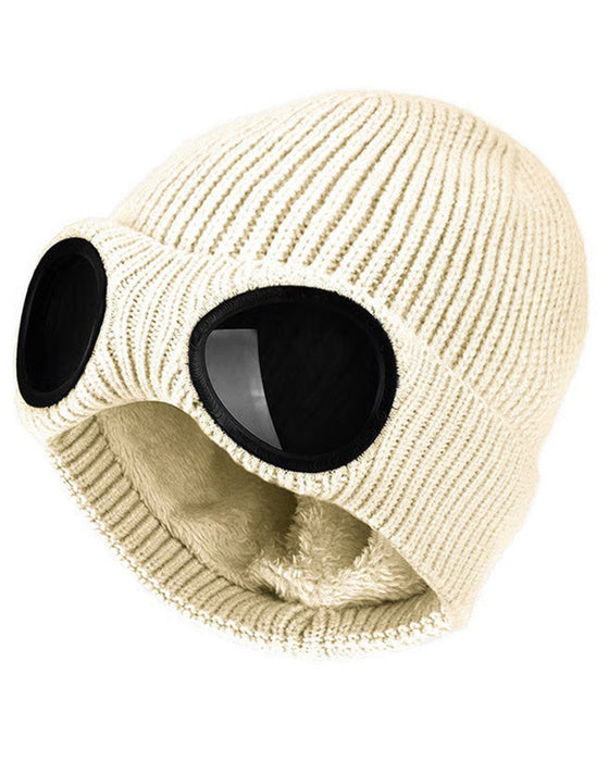 Bonnet Unisexe Uni Avec Design De Lentille De Lunettes