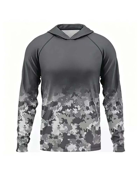 Top Homme Capuche Camouflage Dégradé
