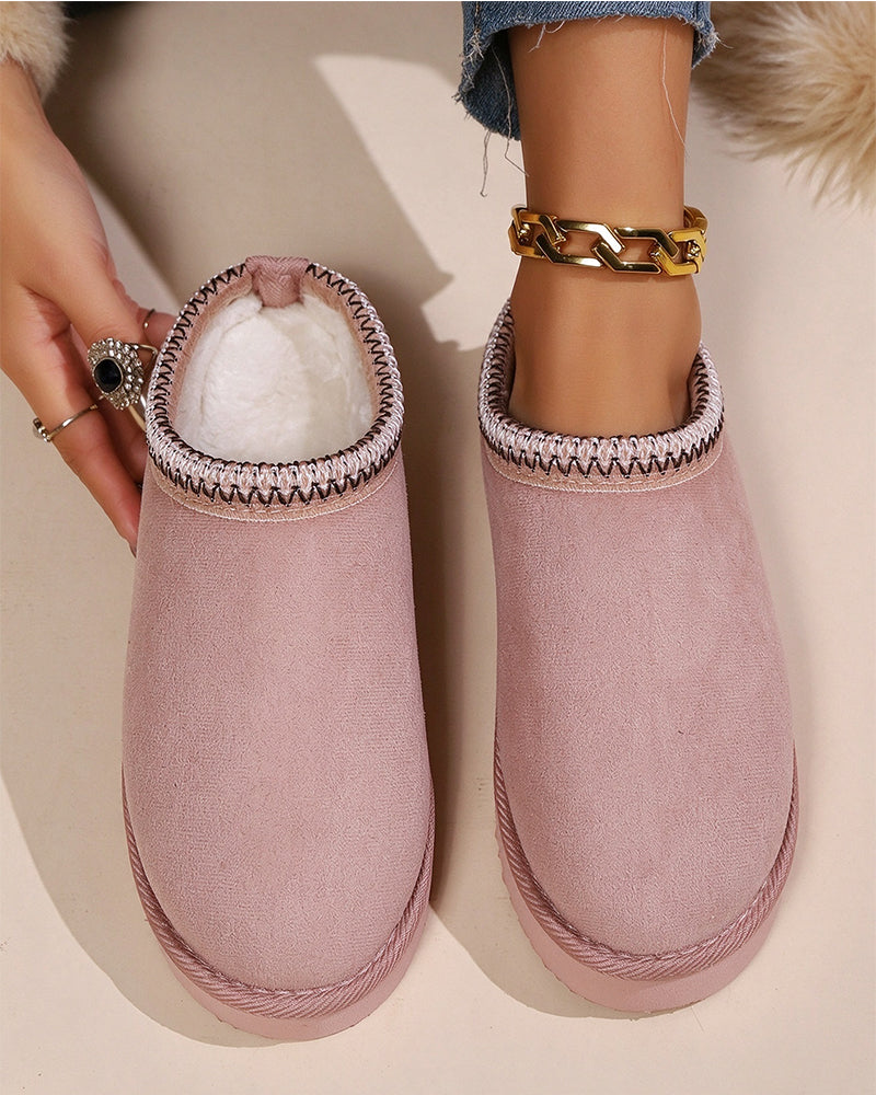 Femme Chaussons Slip-On