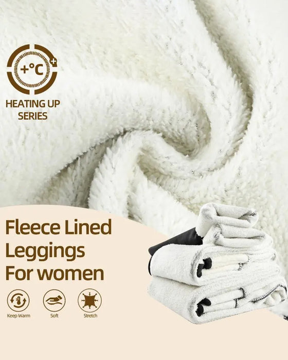 Leggings Chaud Haute Taille Confort Doublé