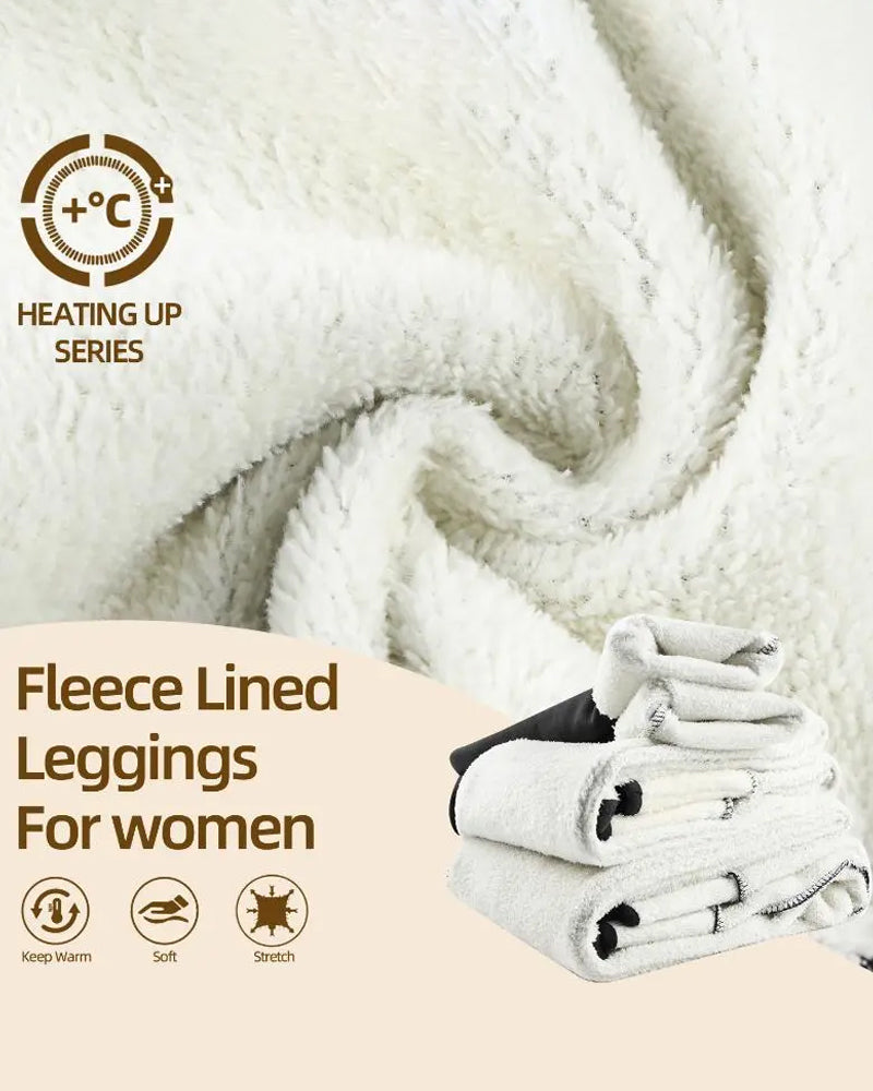 Leggings Chaud Haute Taille Confort Doublé