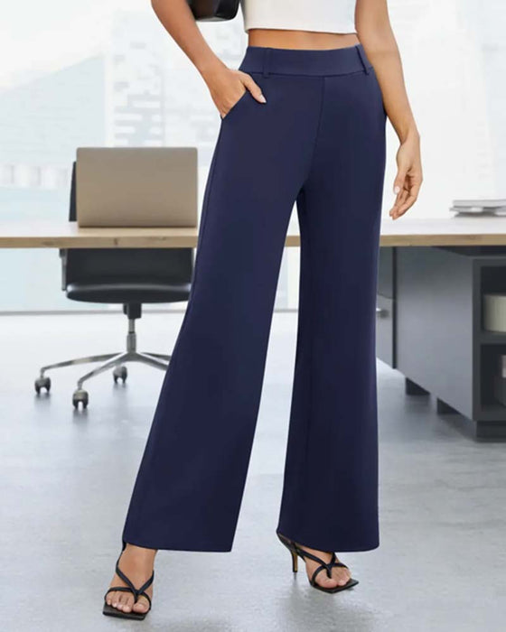Pantalon Drapé Coupe Costume