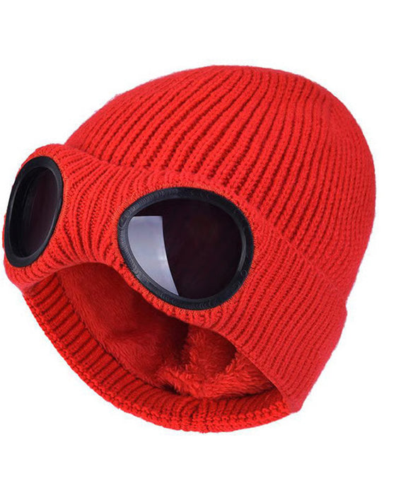 Bonnet Unisexe Uni Avec Design De Lentille De Lunettes