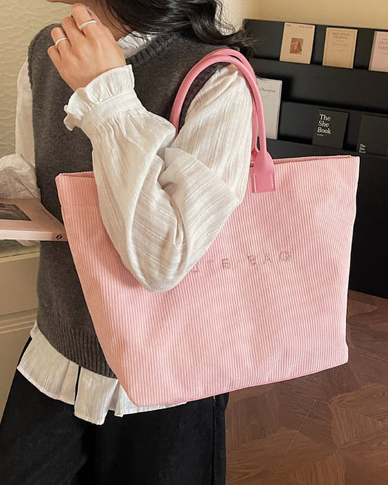 Sac Imprimé Lettre Tote