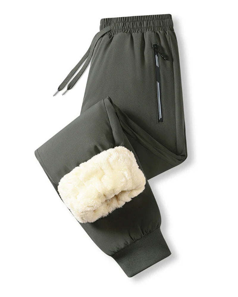 Pantalon Homme Doublure Chaude Imperméable Cordon